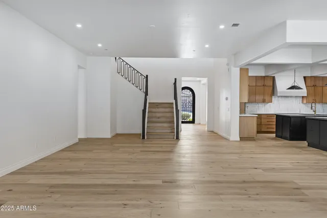 a view of a closet area