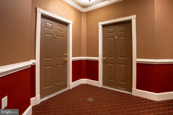 a view of front door
