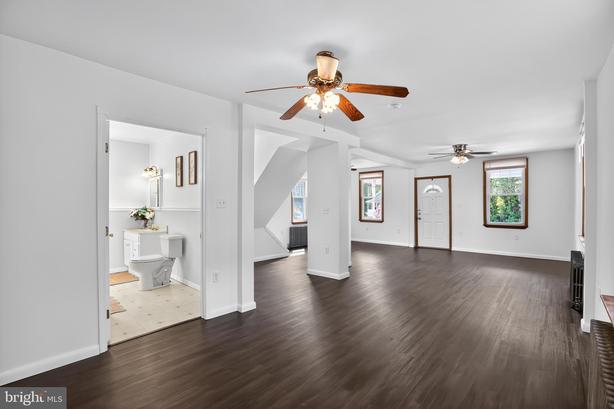 1079 Riverside Drive Pottstown, PA 19465 - Photo 10 of 37 Open living and dining and full bathroom