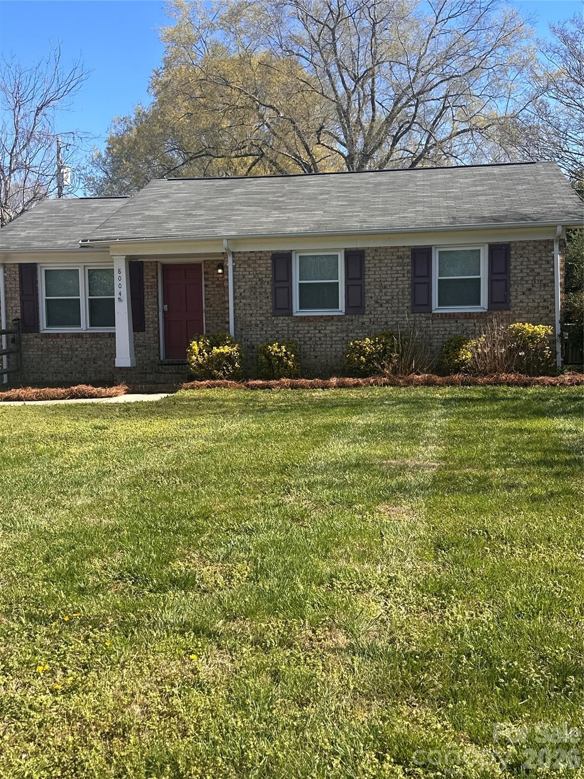 8004 Idlewild Road Indian Trail, NC 28079 - Photo 2 of 33 front view of a house with a yard