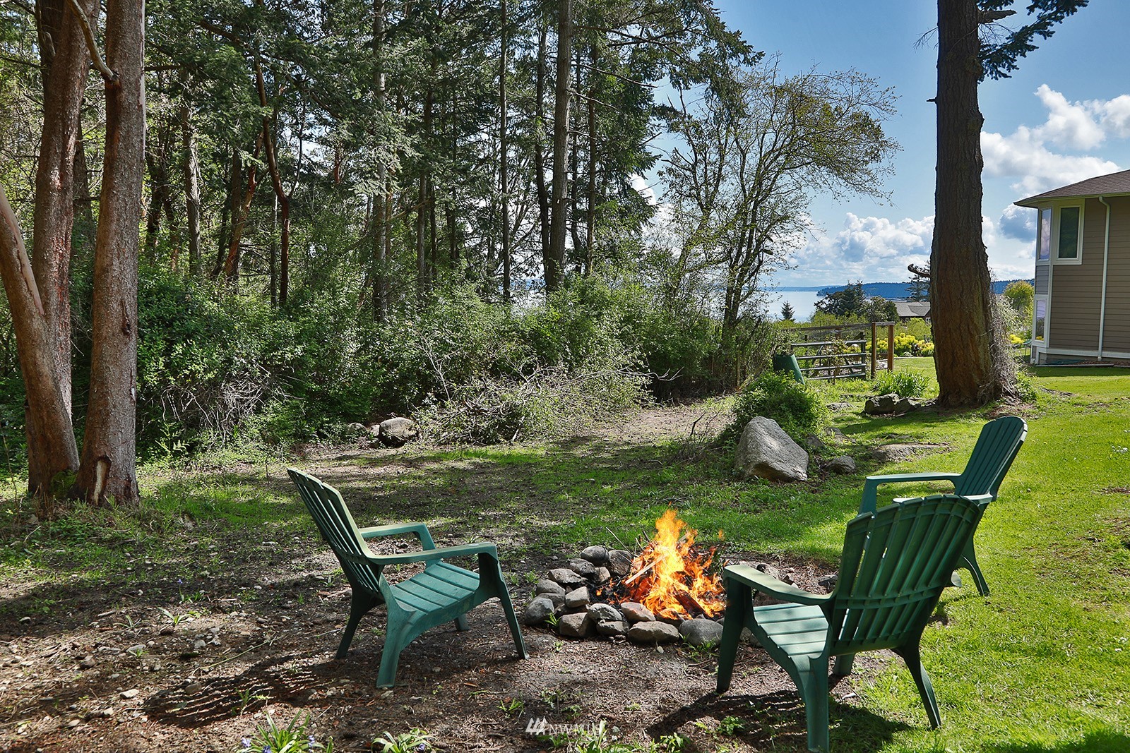 1294 Bonnie View Acres Road Oak Harbor, WA 98277 - Photo 29 of 39 a view of a yard with furniture