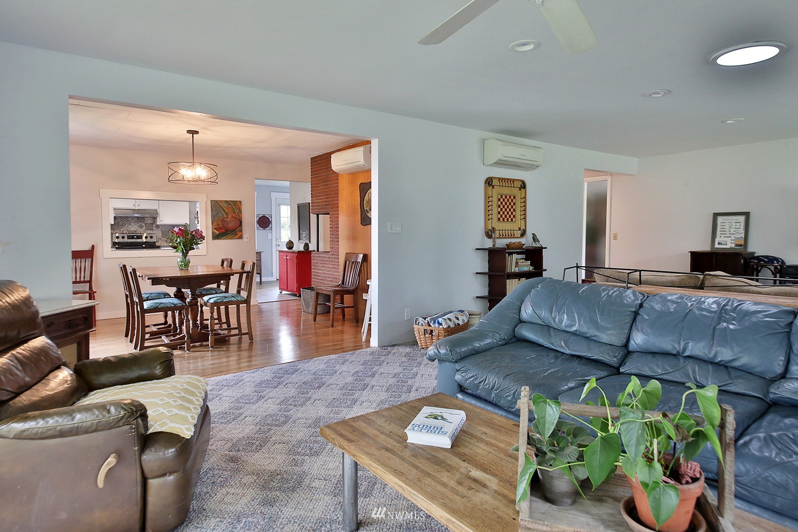 1294 Bonnie View Acres Road Oak Harbor, WA 98277 - Photo 9 of 39 a living room with furniture and wooden floor