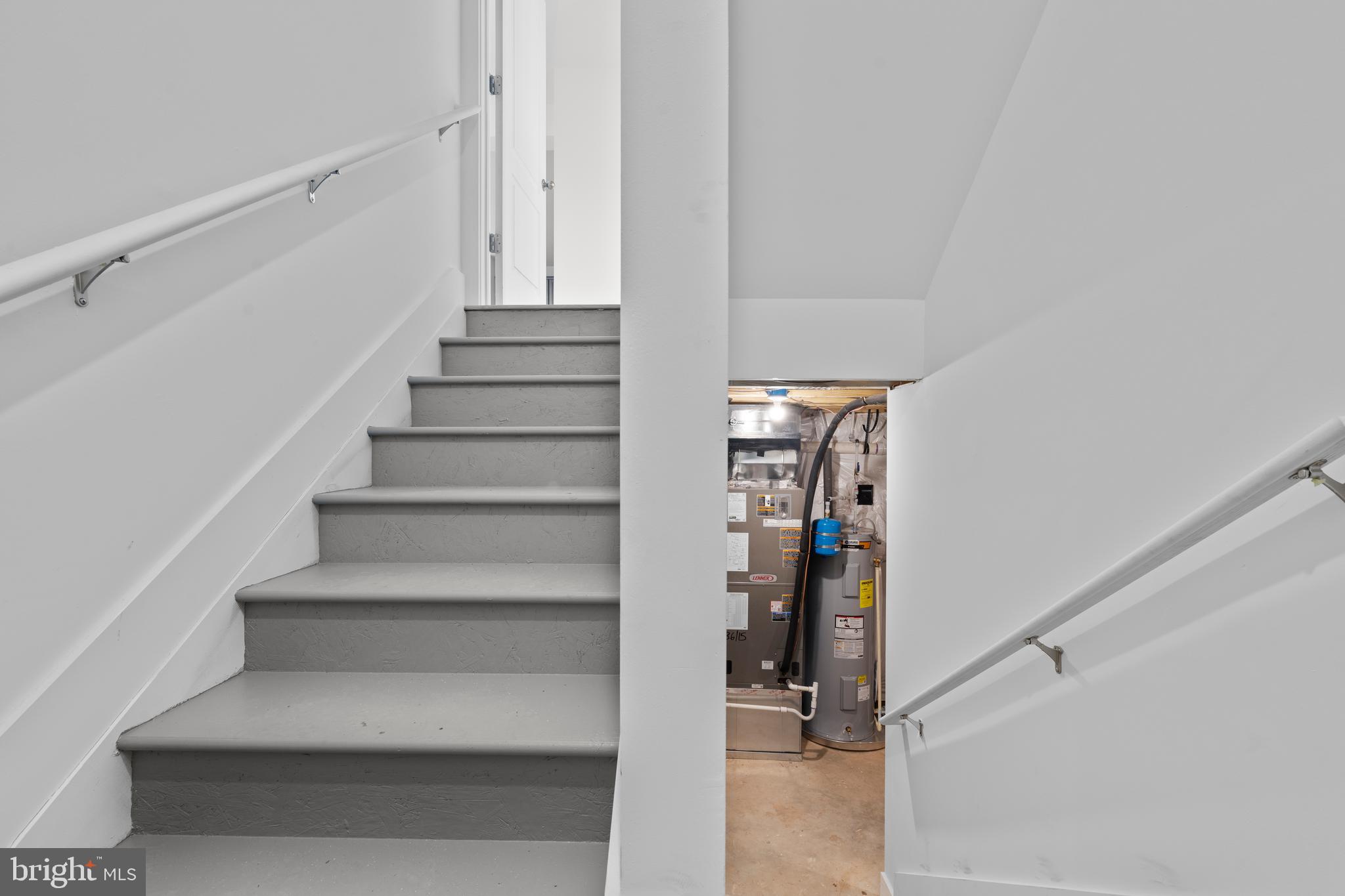 148 West Baltimore Street Taneytown, MD 21787 - Photo 20 of 52 a view of staircase with white walls and white walls