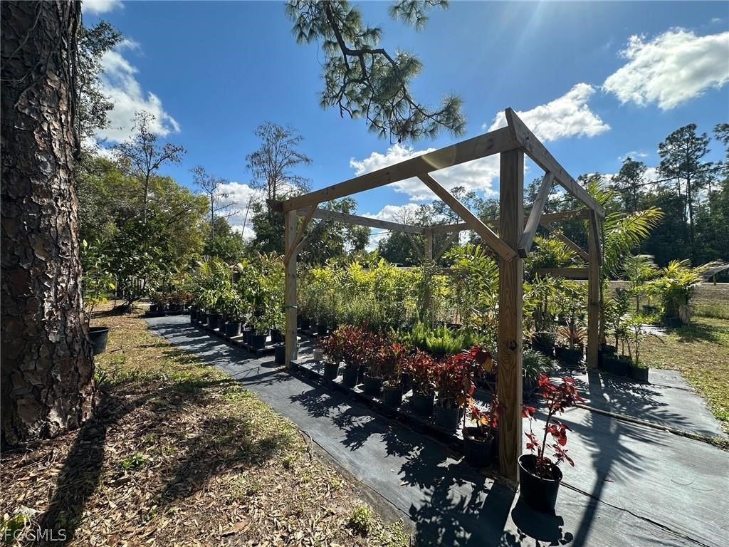 9320 Buckingham Road Fort Myers, FL 33905 - Photo 11 of 19 a view of a pathway with a flower garden
