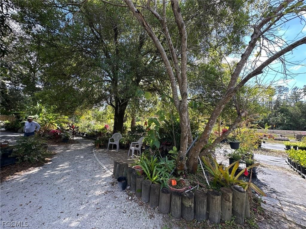 9320 Buckingham Road Fort Myers, FL 33905 - Photo 9 of 19 a view of a table and chairs in a garden