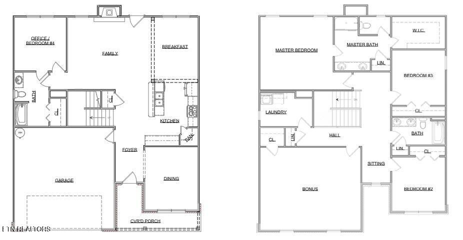 7917 Tree Line Lane Corryton, TN 37721 - Photo 2 of 2 Huntington-Floor-Plan