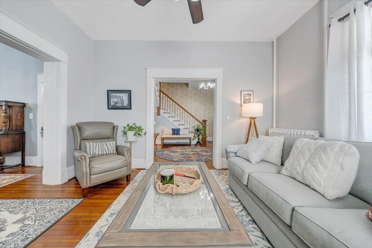 1307 Maple Avenue Southwest Roanoke, VA 24016 - Photo 18 of 53 a living room with furniture and a rug