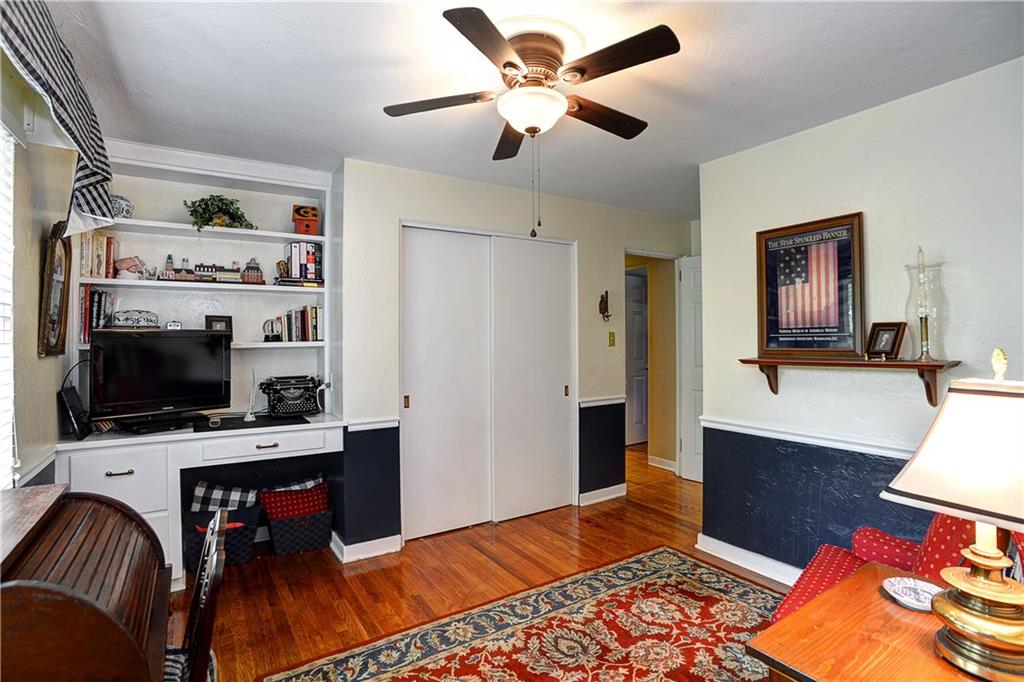 205 Quaker Road Sewickley, PA 15143 - Photo 13 of 18 Sitting room with built in desk can be used as third bedroom.