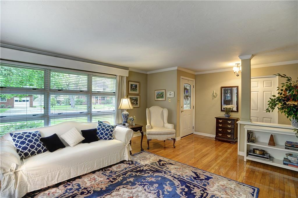 205 Quaker Road Sewickley, PA 15143 - Photo 3 of 18 Bright open living room with wall of windows