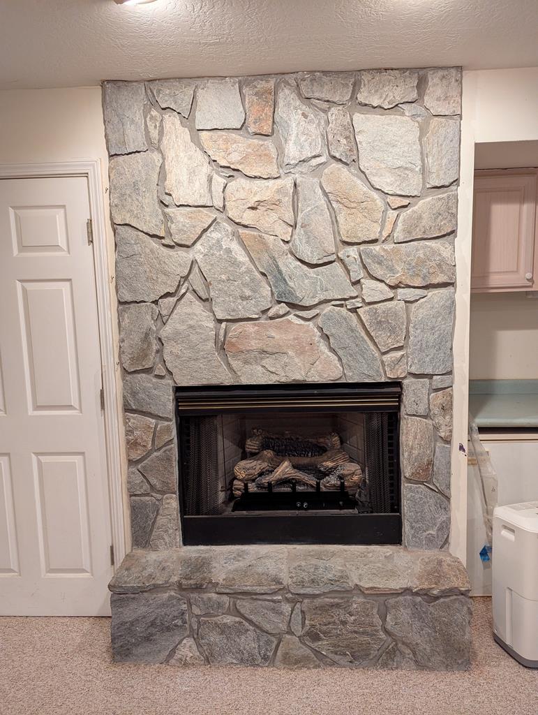 283 Deaver Cove Road Blairsville, GA 30512 - Photo 20 of 27 Lower Level Fireplace & Wet Bar