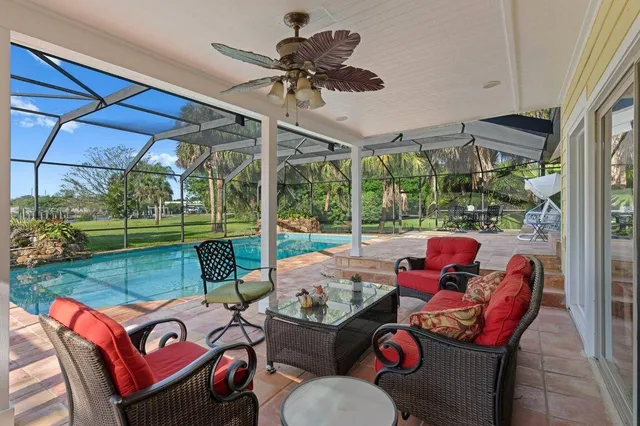 a view of yard with patio