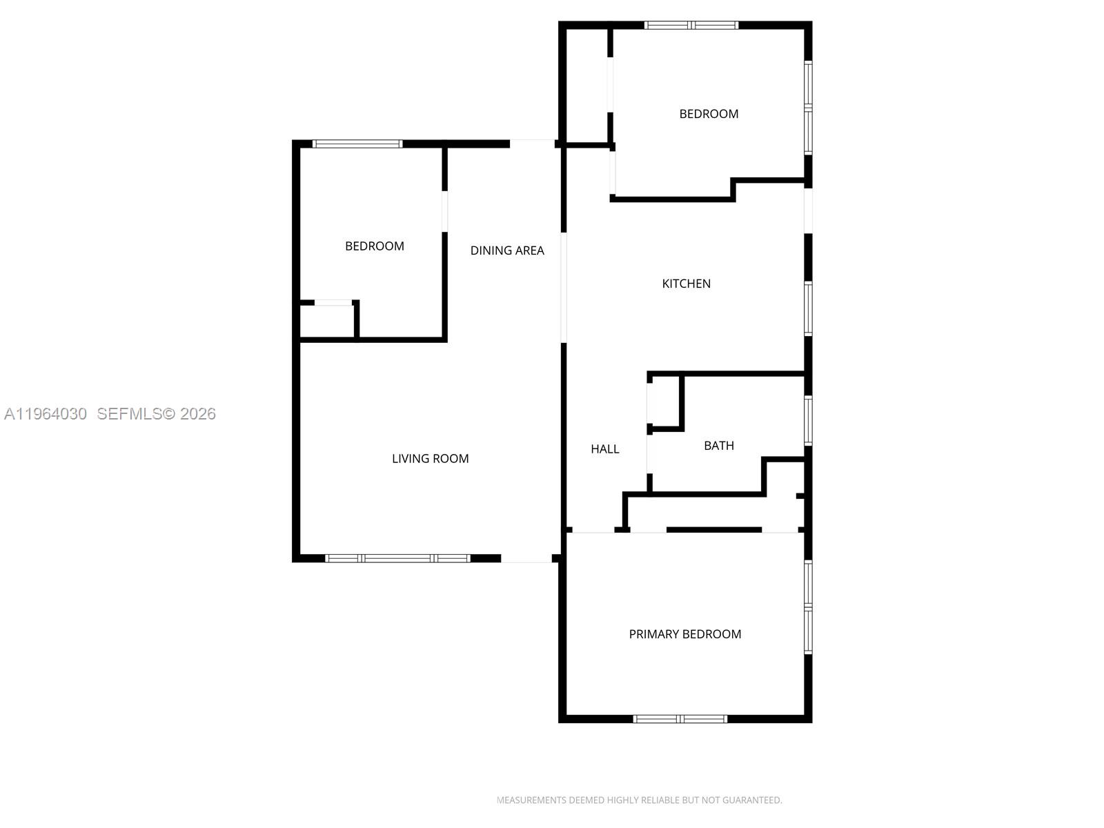 1391 Northwest 102nd Street, Unit 1391 Miami, FL 33147 - Photo 3 of 32 a picture of a floor plan
