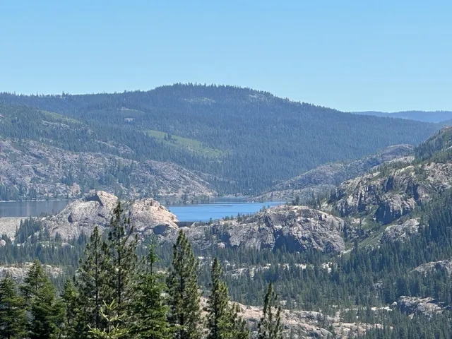 a view of a mountain in the distance