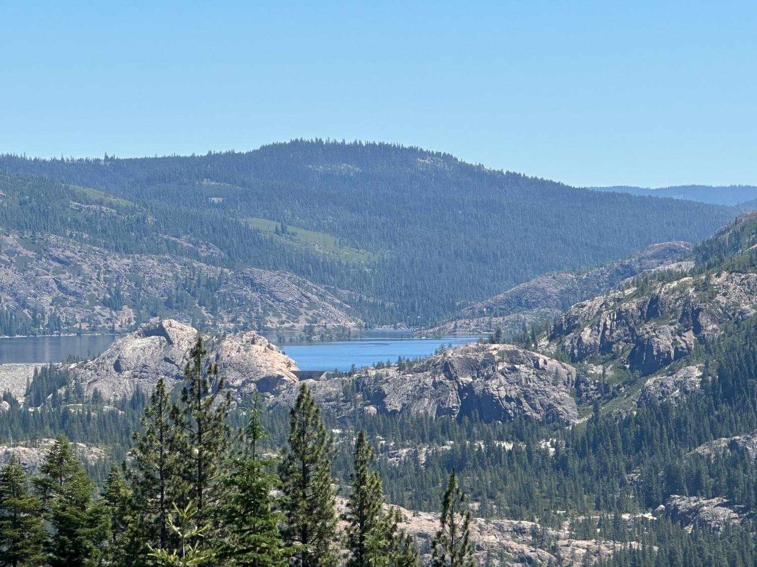 a view of a mountain in the distance