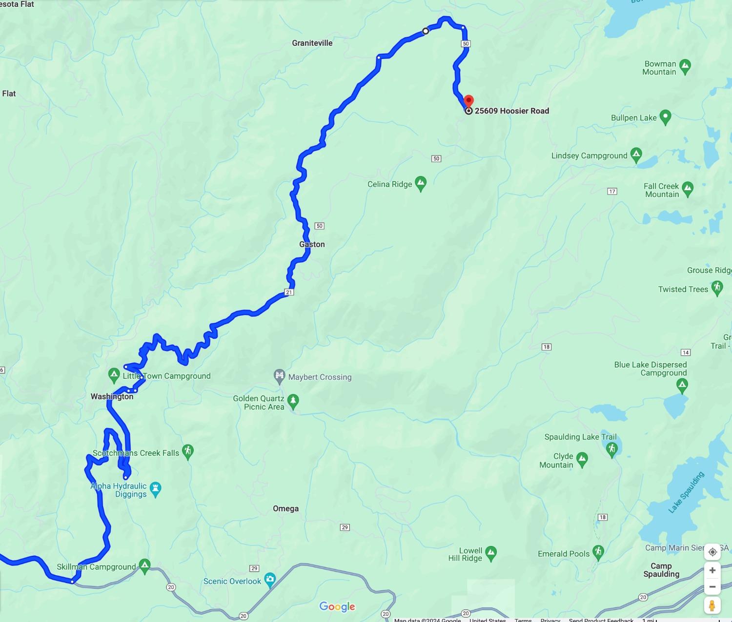 25609 Hoosier Road Nevada City, CA 95959 - Photo 42 of 44 a bathroom with a shower and a shower