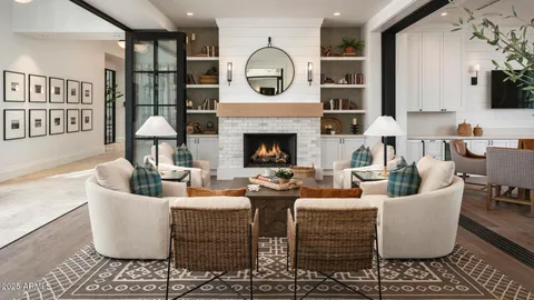 a view of a city with tall buildings