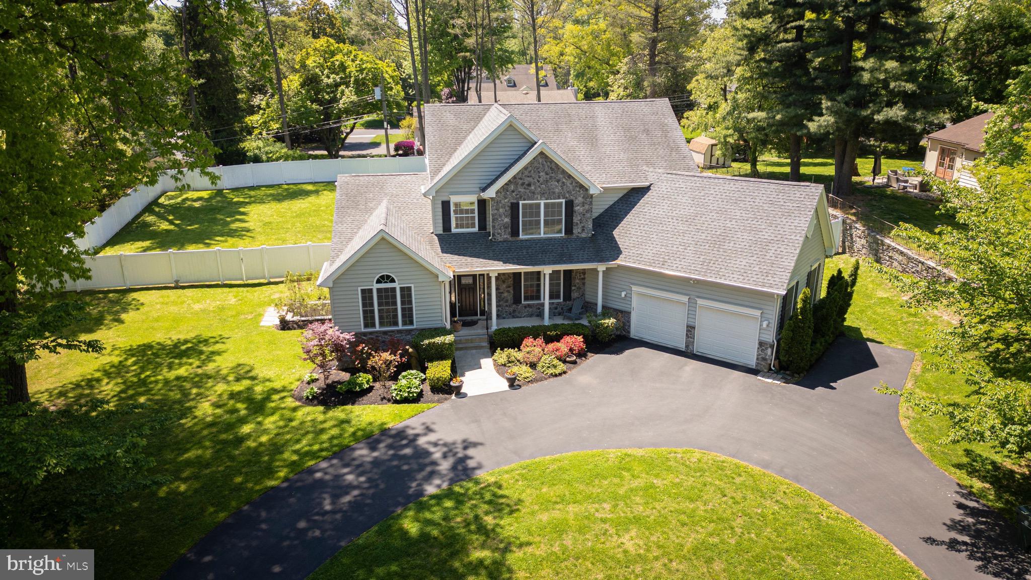1086 Kingsley Road Rydal, PA 19046 - Photo 5 of 58 Aerial View - Front Exterior