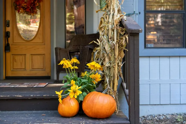 a vase of flowers sitting on a table