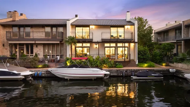 a view of a swimming pool and lounge chair