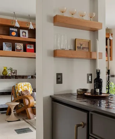 a room with storage and utility