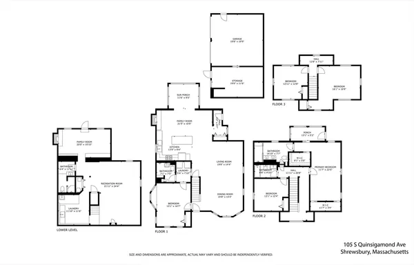 $1,250,000 | 105 South Quinsigamond Avenue, Shrewsbury, MA 01545