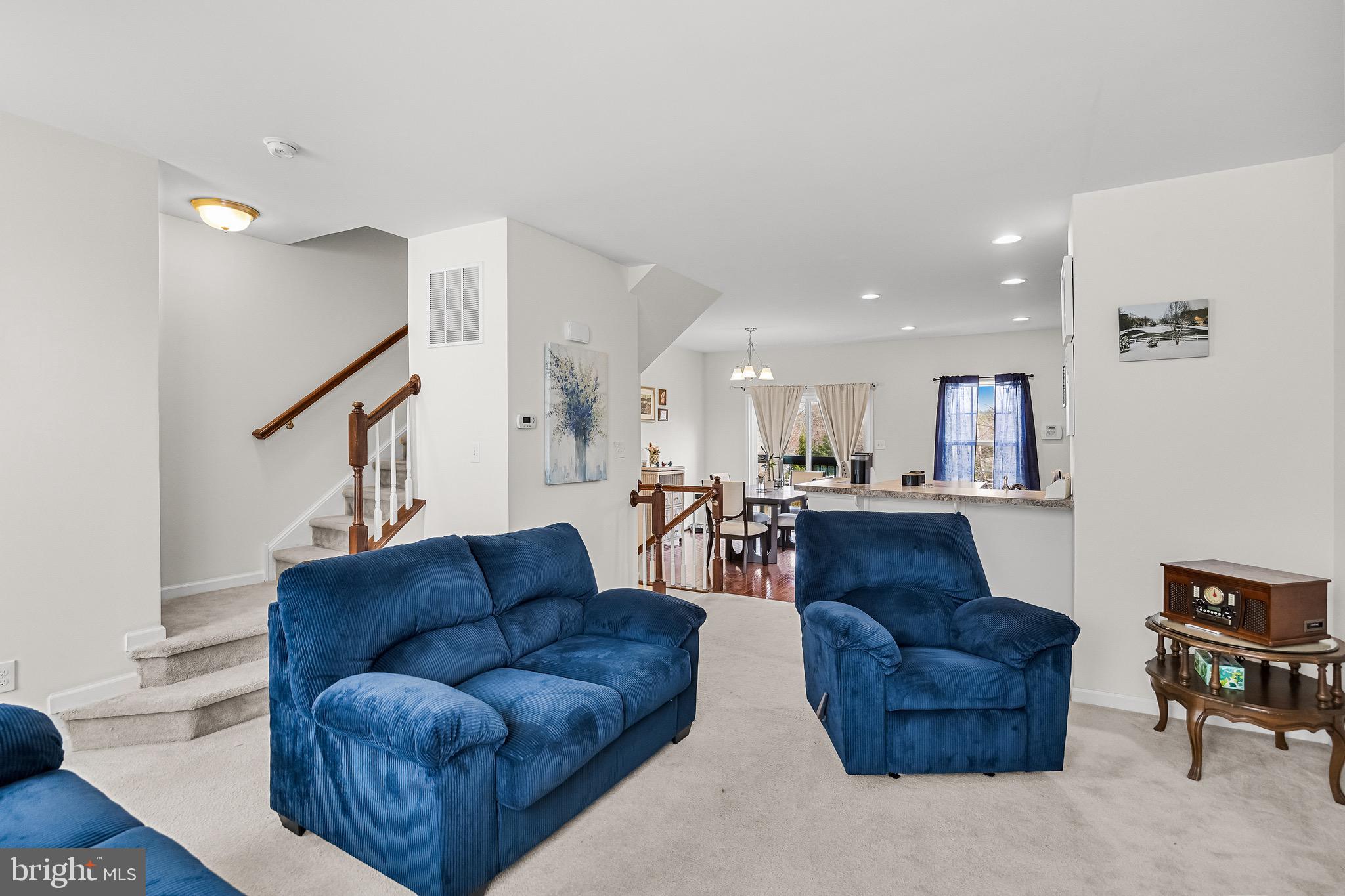 1202 Emerson Court Clementon, NJ 08021 - Photo 12 of 36 a living room with furniture kitchen view and a couch