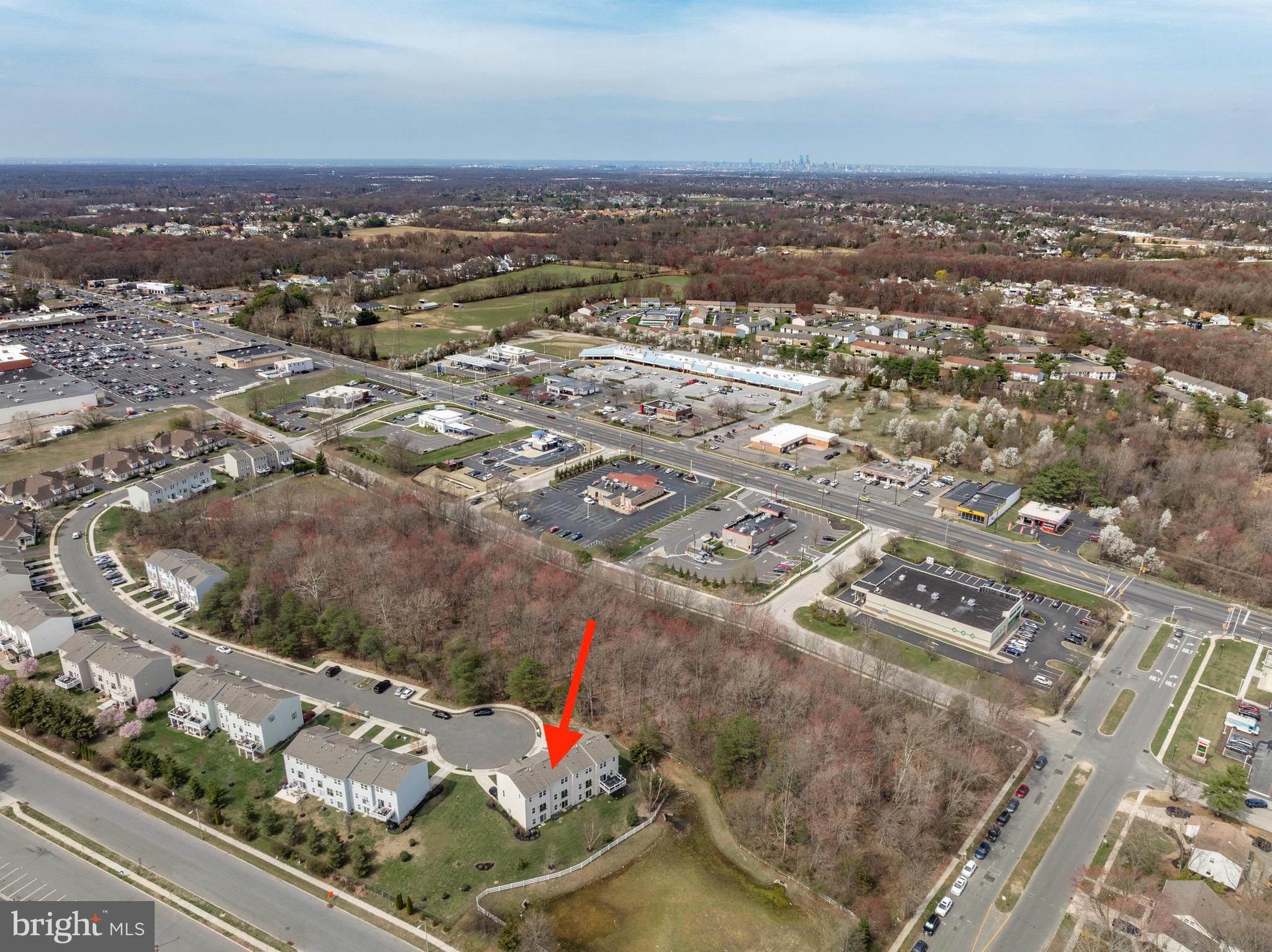 1202 Emerson Court Clementon, NJ 08021 - Photo 33 of 36 an aerial view of residential houses with city view