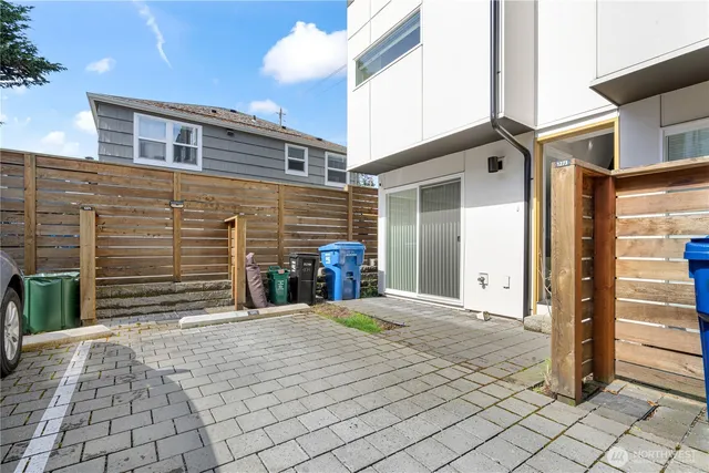 a view of a house with a patio