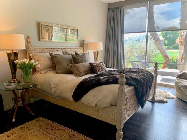 a kitchen with a wooden floor and a sink