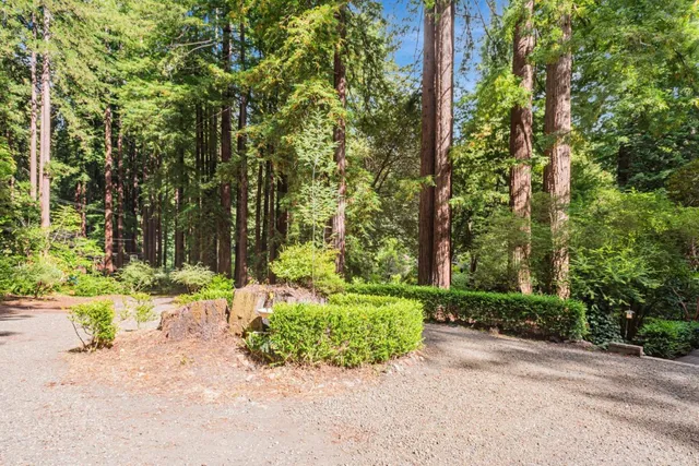 a view of a outdoor space with a patio