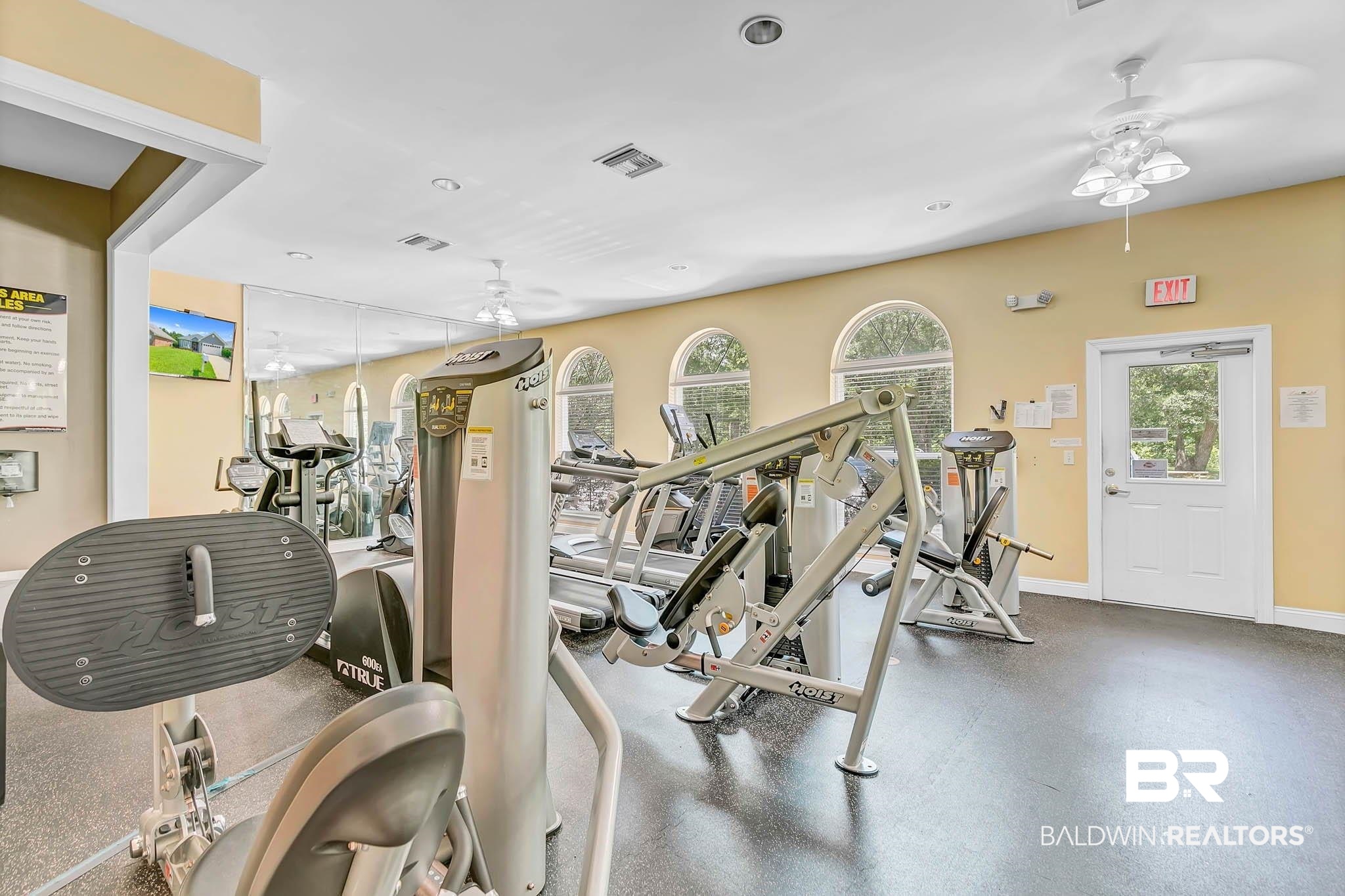 213 Hemingway Loop Foley, AL 36535 - Photo 61 of 69 Exercise room with ceiling fan