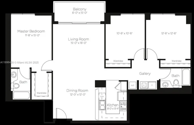 a picture of a floor plan