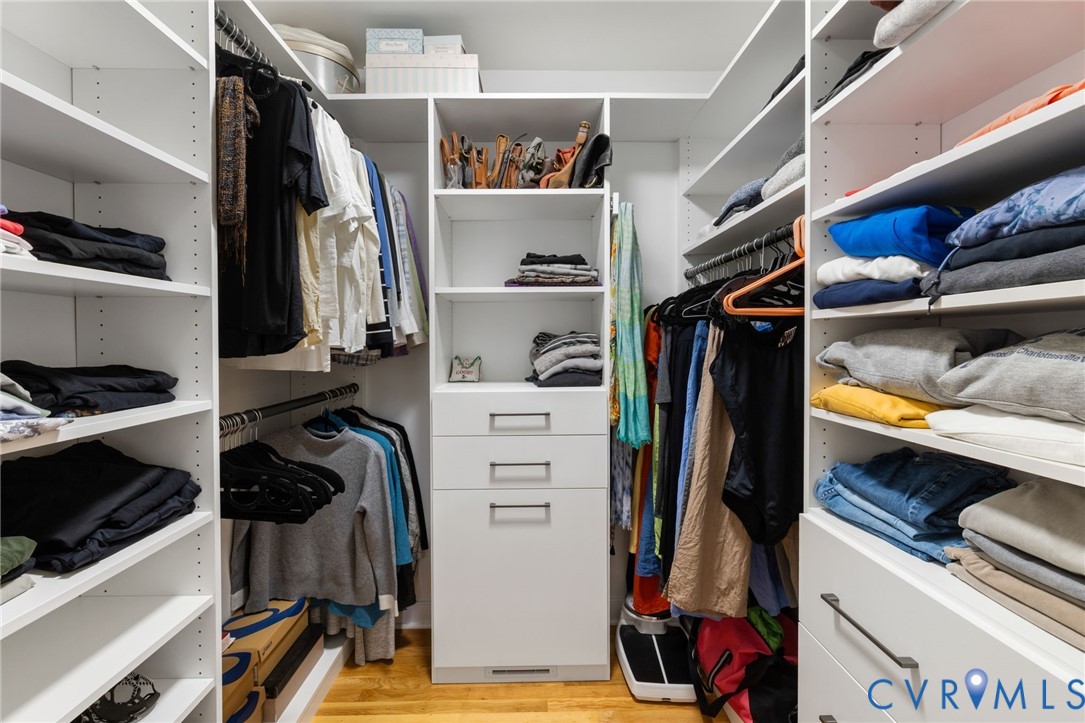 3111 Stony Point Road, Unit D Richmond, VA 23235 - Photo 18 of 32 Custom closet system featuring multiple hanging ro