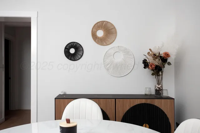 a view of dining area with furniture