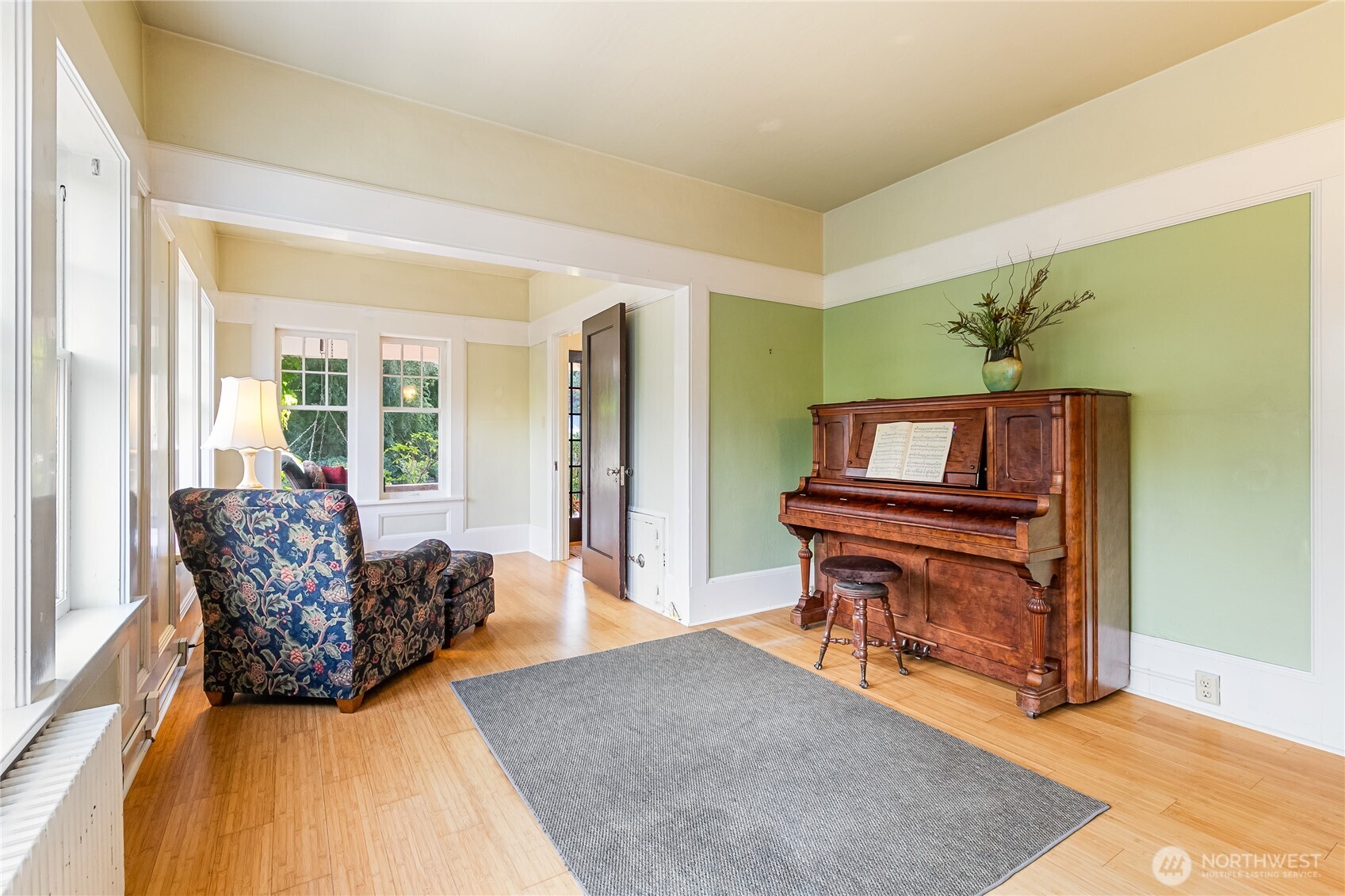 3905 Idaho Street Bellingham, WA 98229 - Photo 25 of 40 a living room with furniture and a wooden floor