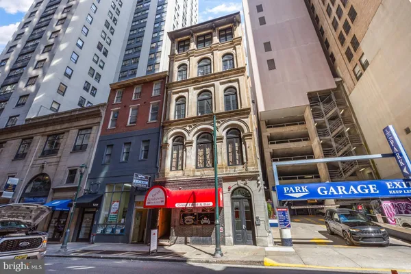 a view of a building with street