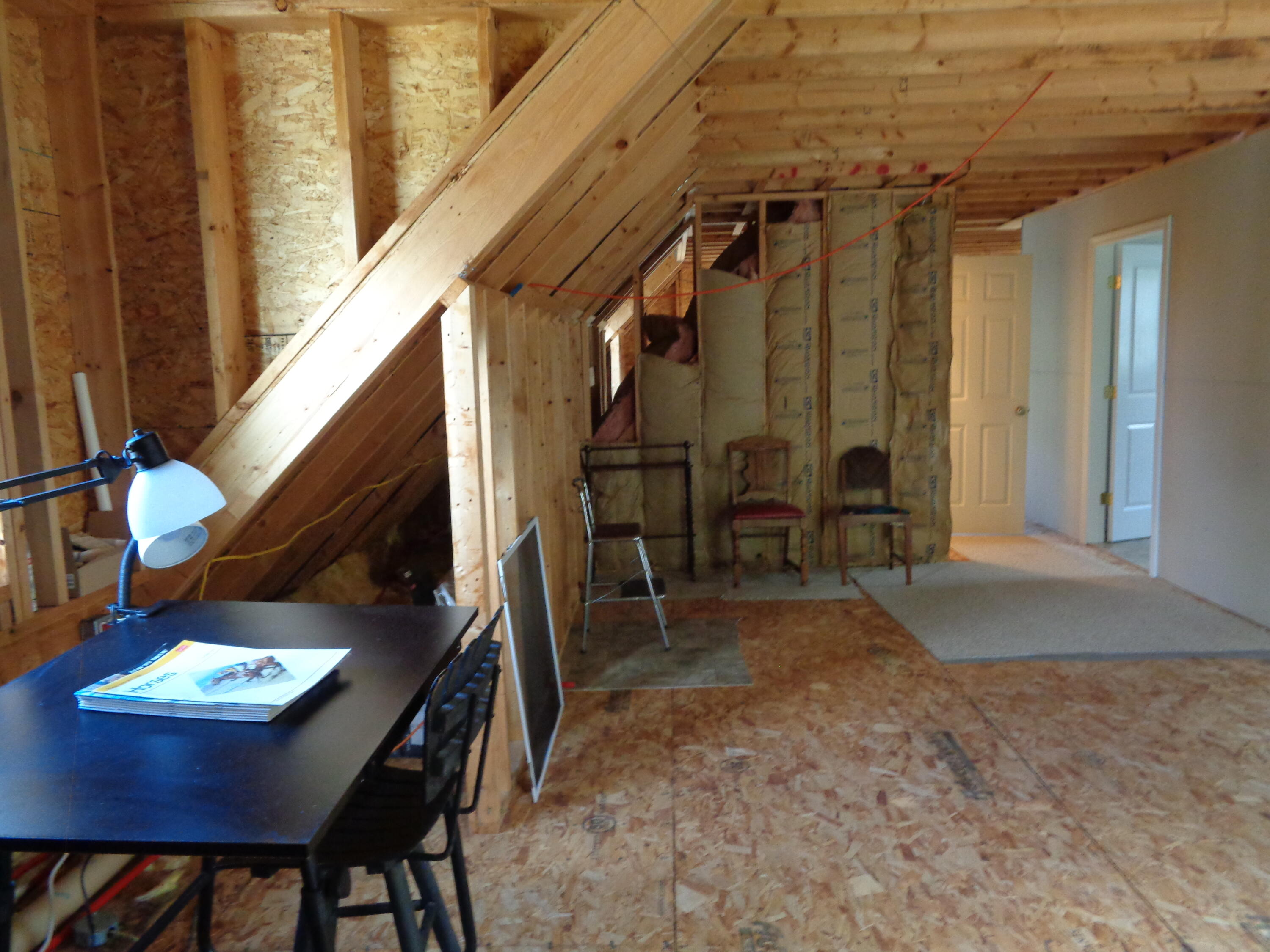 33 Landing Road Steuben, ME 04680 - Photo 36 of 64 Second floor unfinished
