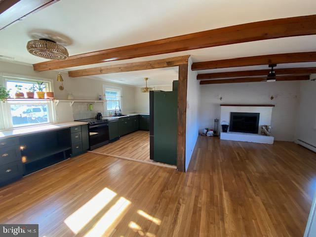 102 Choptank Terrace Cambridge, MD 21613 - Photo 12 of 25 Open concept living space with new beam installed