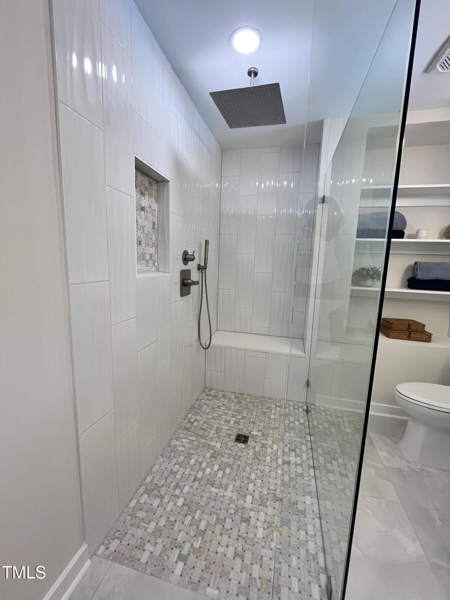 6801 Holly Springs Road Raleigh, NC 27606 - Photo 12 of 34 Rain fall shower!!! Oversized shower head! You are going to LOVE it.