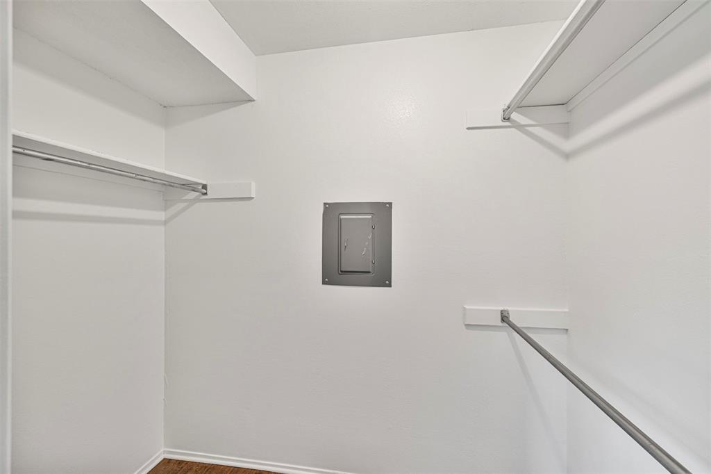 5335 Bent Tree Forest Drive, Unit 288 Dallas, TX 75248 - Photo 21 of 27 a view of small space with racks on the wall