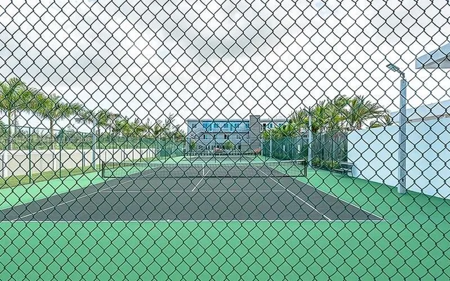 a view of a basketball court