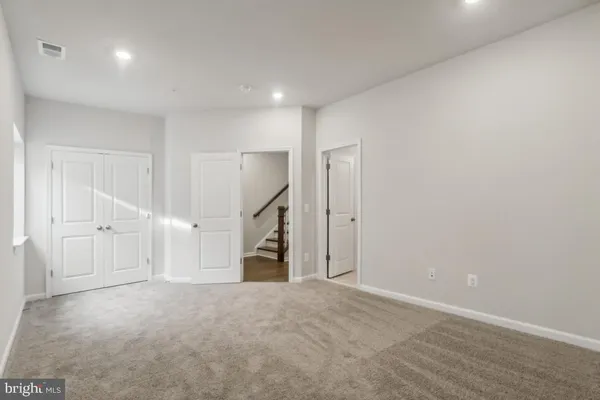 a view of an empty room