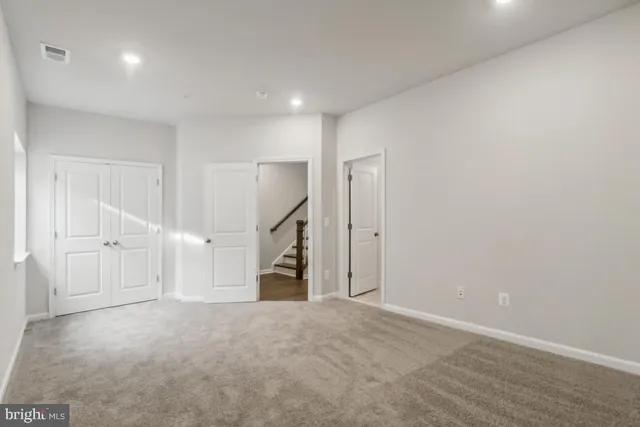 a view of an empty room