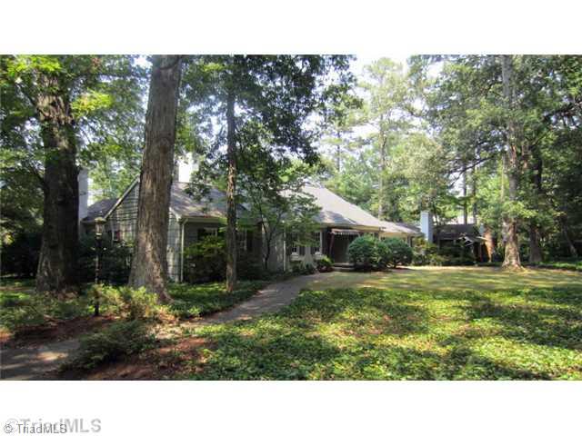 1201 Arbor Road Winston-Salem, NC 27104 - Photo 1 of 16 Exterior Front. View from circular drive off Kent Rd.