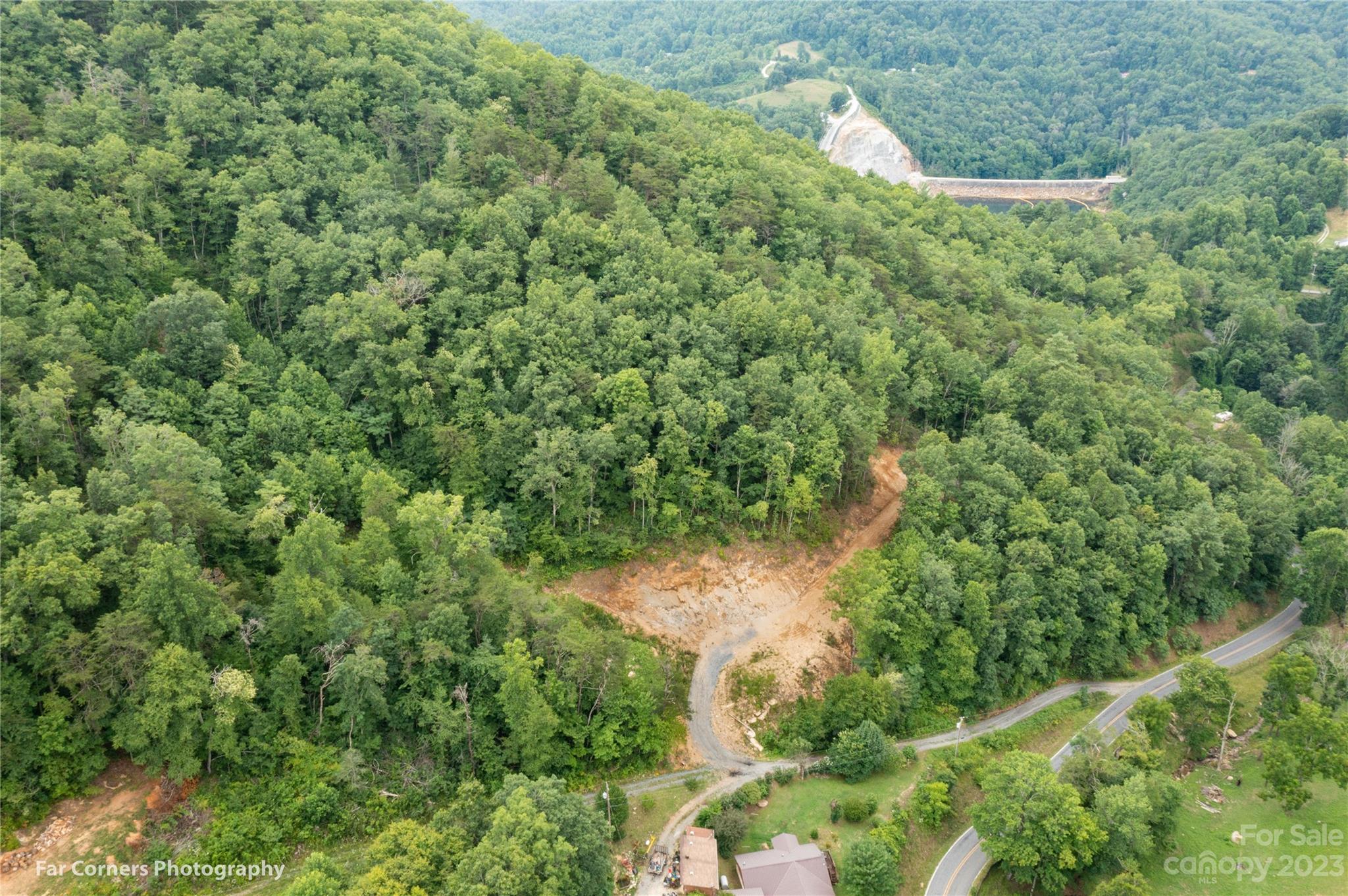 296 Luker Branch Road Tuckasegee, NC 28783 - Photo 6 of 10 a bird view of a house