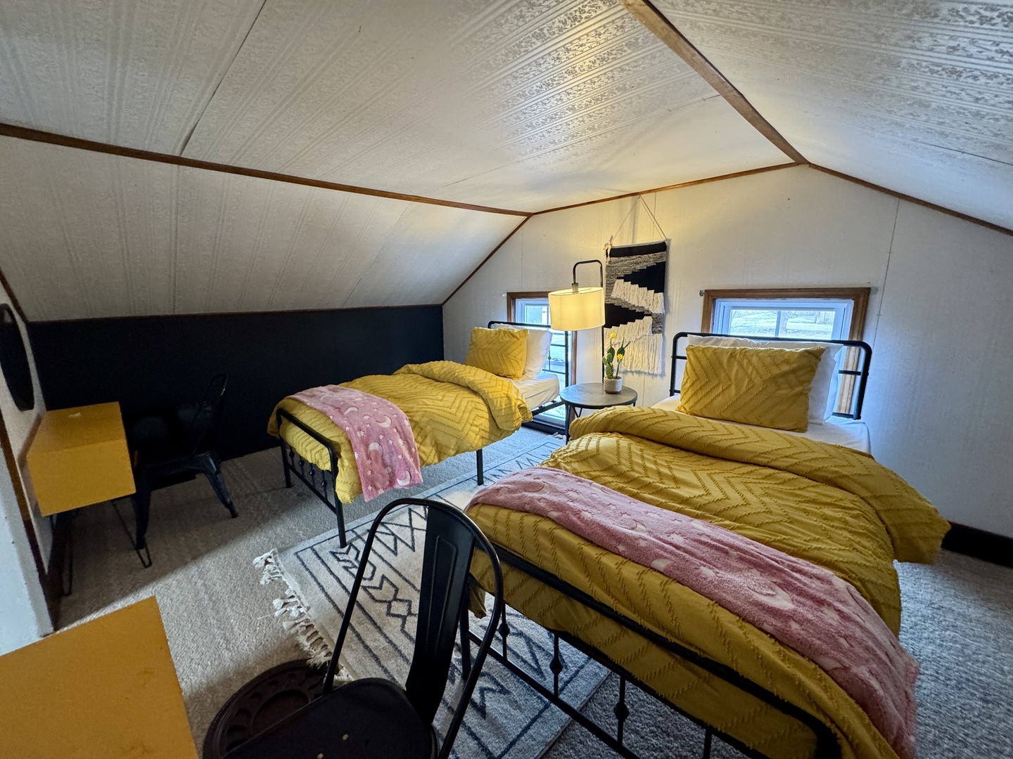 108 West Washington Street Dover, IL 61323 - Photo 20 of 28 a bedroom with two beds and chair