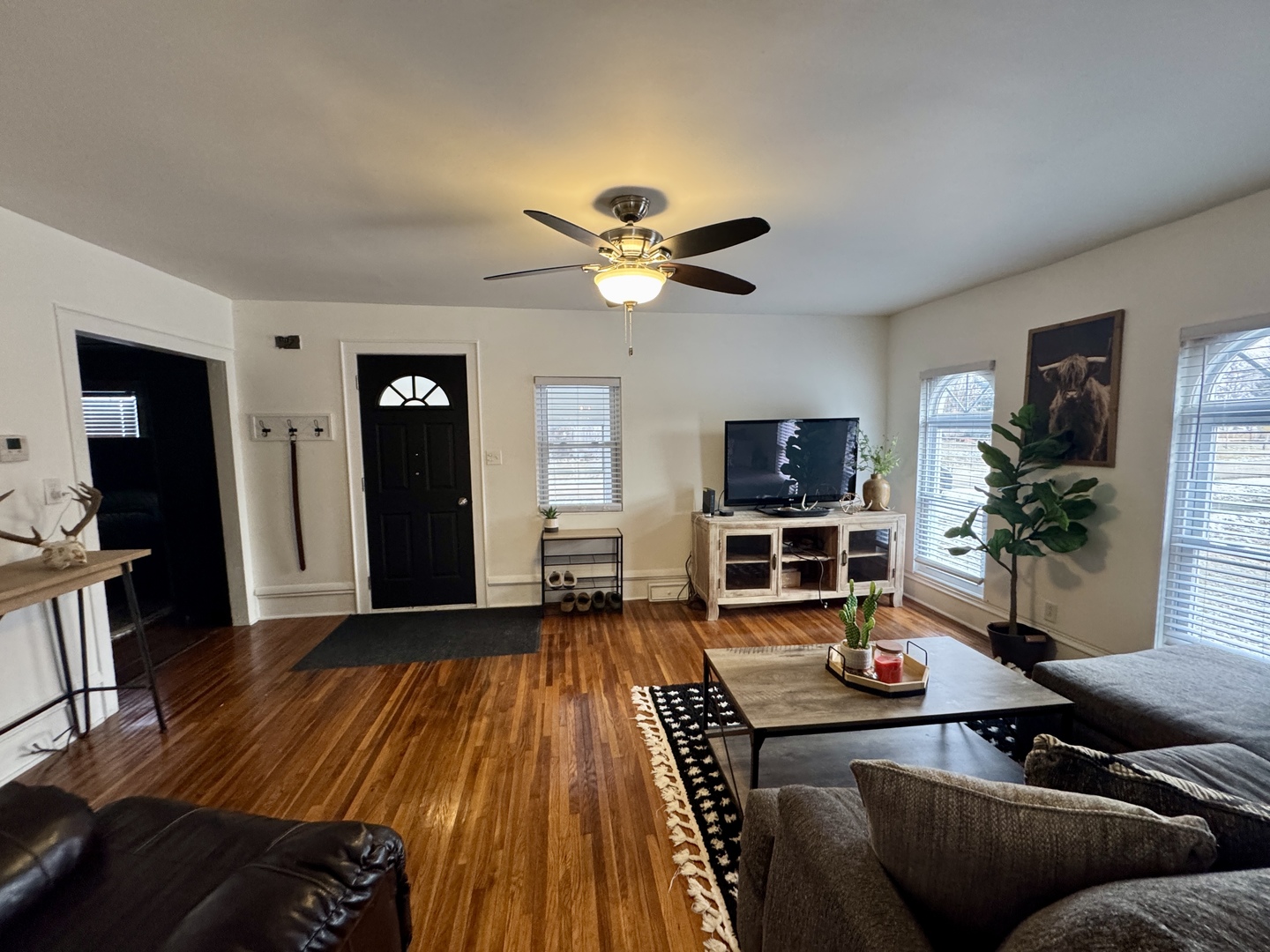 108 West Washington Street Dover, IL 61323 - Photo 7 of 28 a living room with furniture and a flat screen tv
