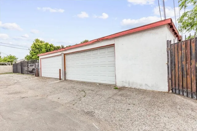 a backyard of a house