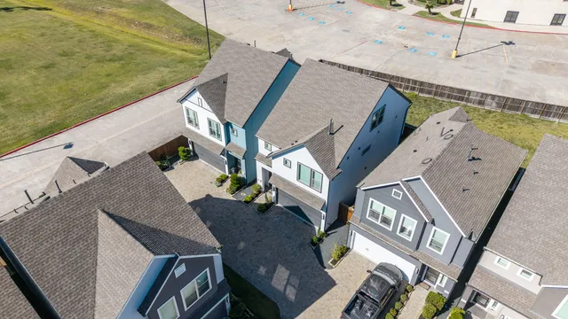 a view of a house with roof deck