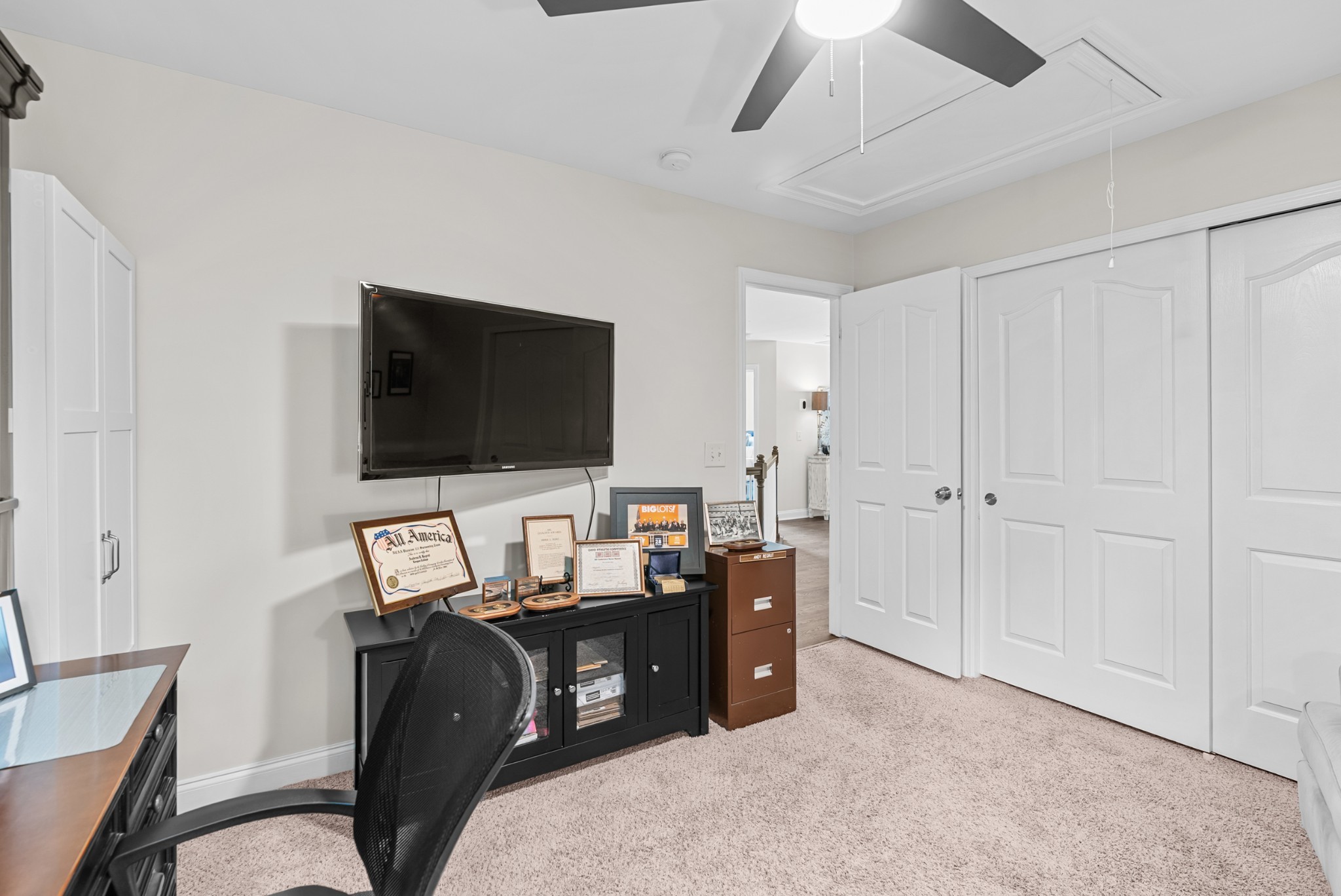 413 Marlowe Court Nolensville, TN 37135 - Photo 27 of 37 a living room with furniture and a flat screen tv
